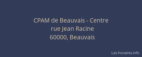 CPAM de Beauvais - Centre