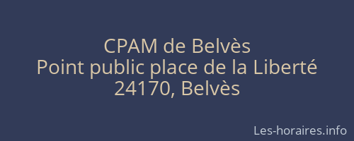CPAM de Belvès