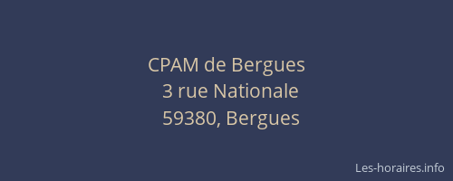 CPAM de Bergues