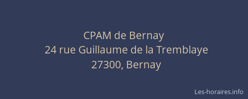 CPAM de Bernay
