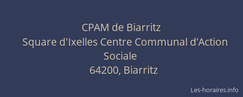 CPAM de Biarritz