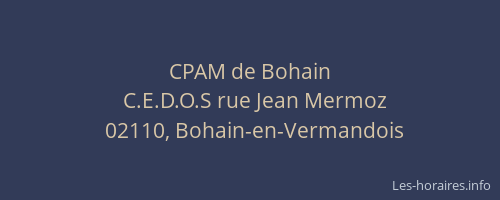 CPAM de Bohain