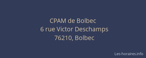 CPAM de Bolbec
