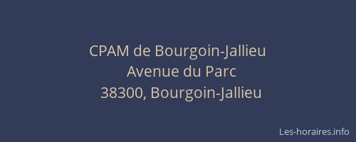 CPAM de Bourgoin-Jallieu