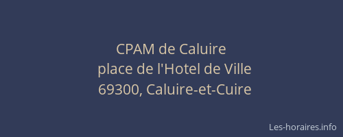CPAM de Caluire