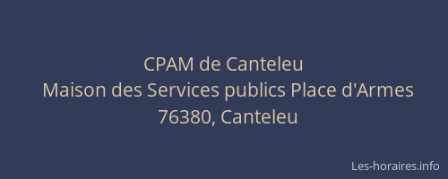 CPAM de Canteleu