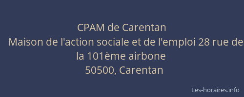 CPAM de Carentan
