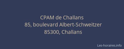 CPAM de Challans
