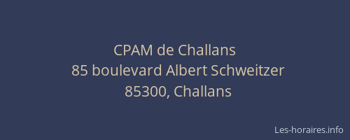 CPAM de Challans