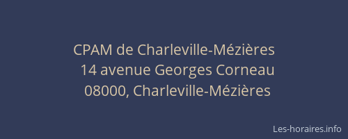 CPAM de Charleville-Mézières