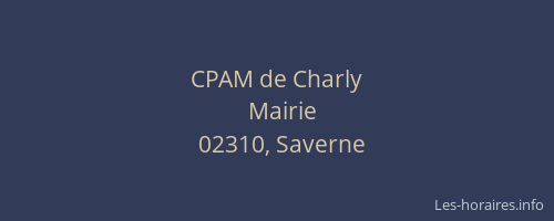 CPAM de Charly