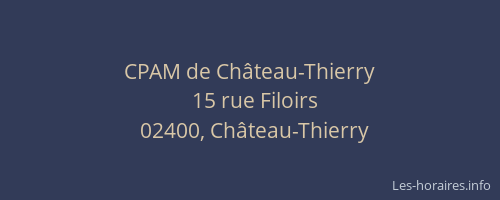 CPAM de Château-Thierry