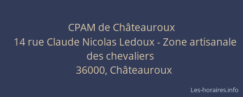 CPAM de Châteauroux