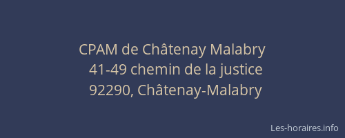 CPAM de Châtenay Malabry