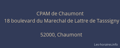 CPAM de Chaumont