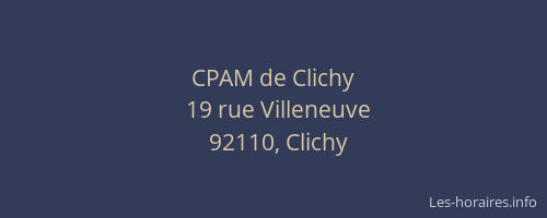 CPAM de Clichy