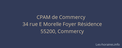 CPAM de Commercy