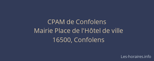 CPAM de Confolens