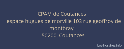 CPAM de Coutances