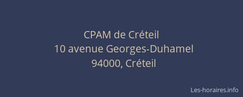 CPAM de Créteil