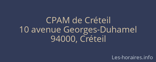 CPAM de Créteil