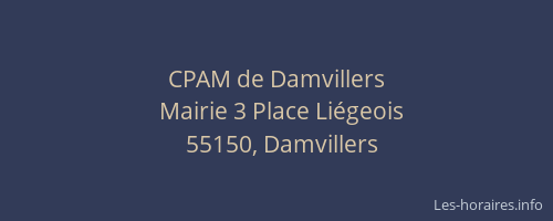 CPAM de Damvillers