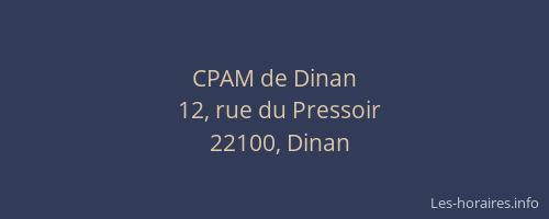CPAM de Dinan