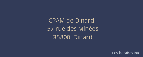 CPAM de Dinard