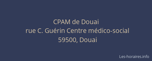 CPAM de Douai