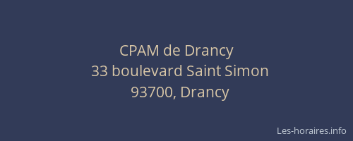 CPAM de Drancy