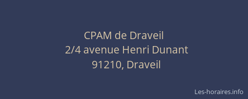 CPAM de Draveil