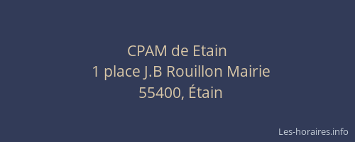 CPAM de Etain
