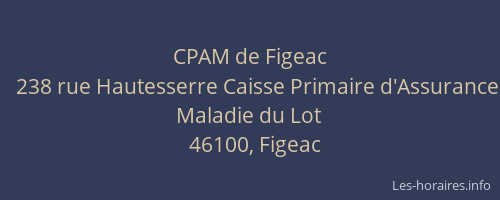 CPAM de Figeac