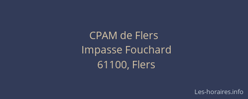 CPAM de Flers