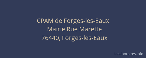 CPAM de Forges-les-Eaux