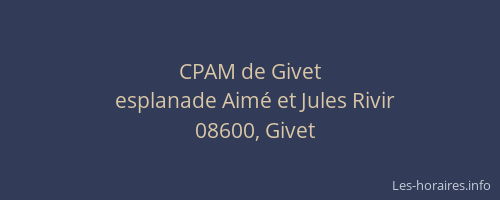 CPAM de Givet