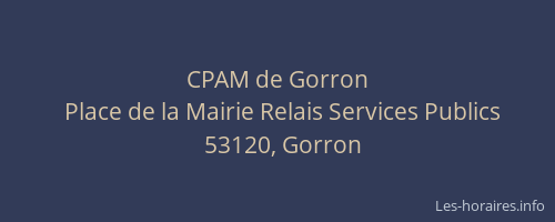 CPAM de Gorron