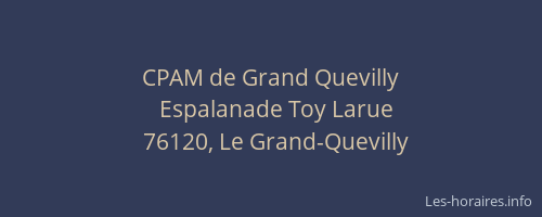 CPAM de Grand Quevilly