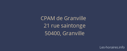 CPAM de Granville