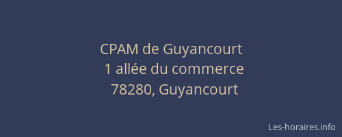 CPAM de Guyancourt
