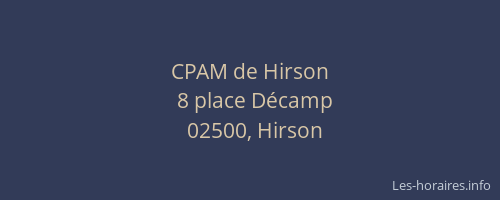 CPAM de Hirson
