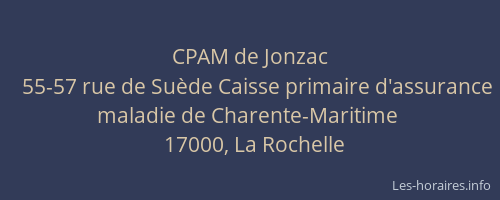 CPAM de Jonzac