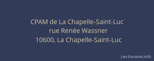 CPAM de La Chapelle-Saint-Luc