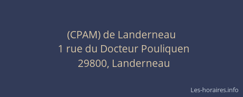 (CPAM) de Landerneau