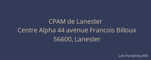CPAM de Lanester