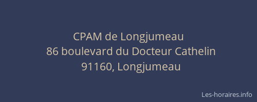 CPAM de Longjumeau