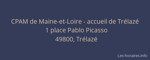 CPAM de Maine-et-Loire - accueil de Trélazé