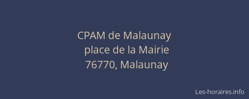CPAM de Malaunay