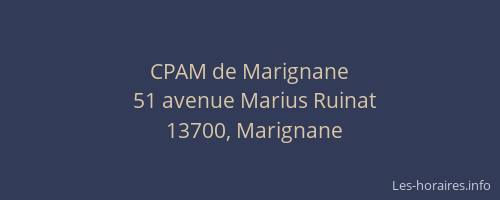 CPAM de Marignane