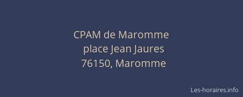 CPAM de Maromme